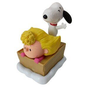 Peanuts Snoopy & Sally Movie Rolling McDonalds 2015 Toy